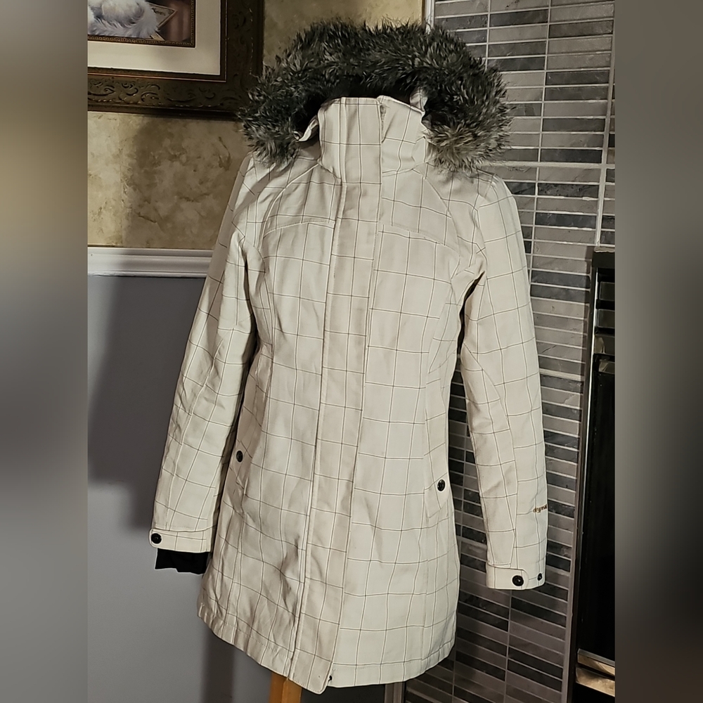 Black Mountain Women's Parka Winter Jacket Beige‎ Size S Small